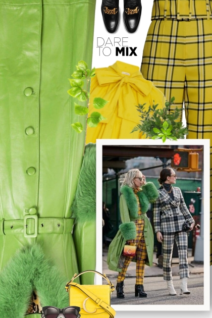 CHLOÉ yellow bag - combinação de moda