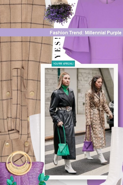 Fashion Trend: Millennial Purple - Modna kombinacija