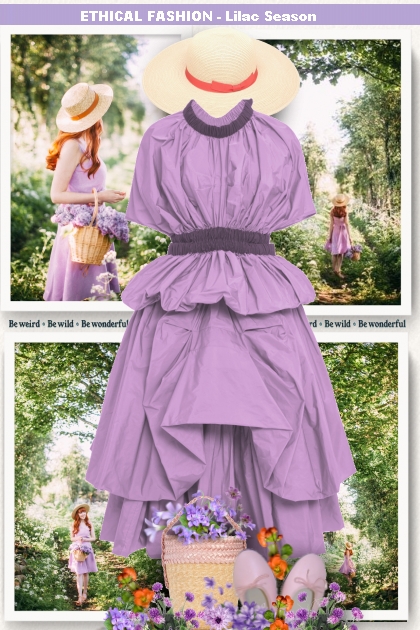 ETHICAL FASHION Lilac Season- Modna kombinacija