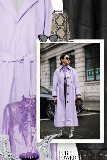 Purple power- Модное сочетание