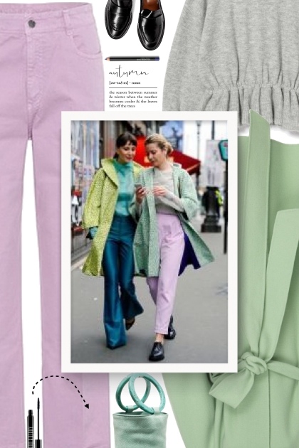 millennial purple pants - Combinazione di moda