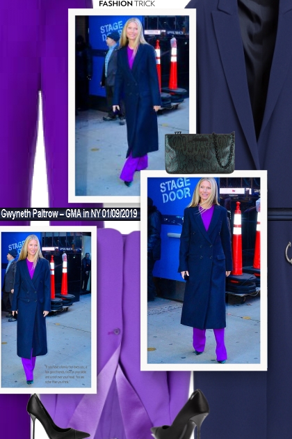 Gwyneth Paltrow – GMA in NY 01/09/2019- Fashion set