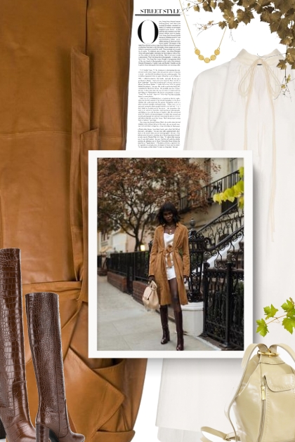 History Of The Leather Coat- combinação de moda