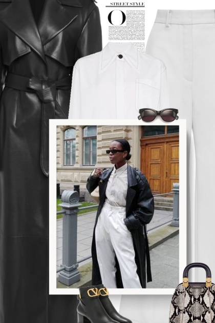 Khaite Blythe Leather Trench Coat- Combinaciónde moda