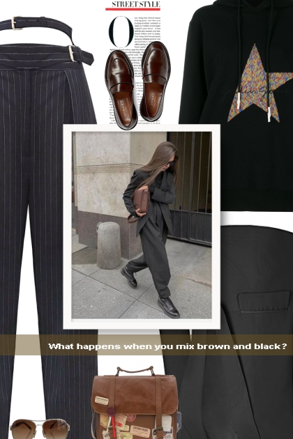 What happens when you mix brown and black?- Fashion set
