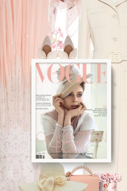 Fashion editorial pink magazine covers - Kreacja