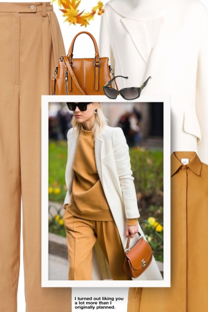 Autumn 2019 - white coat- Modekombination