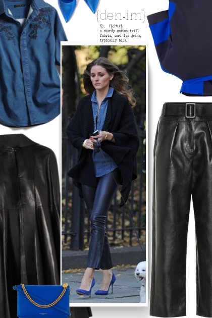 VALENTINO Draped leather cape - combinação de moda