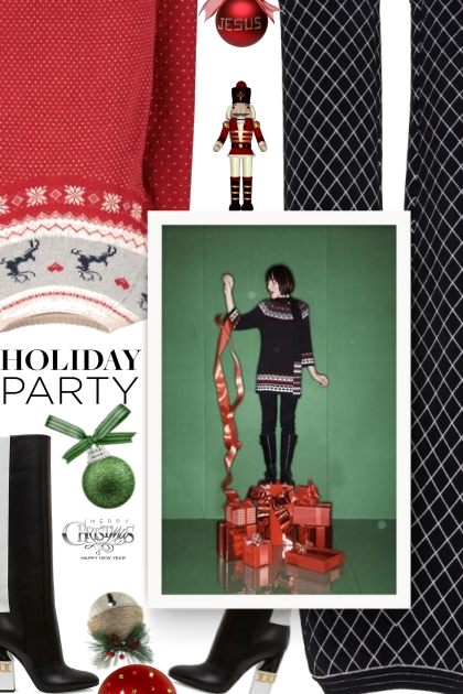 Casual Holiday Party- Fashion set