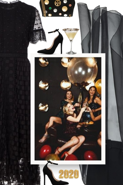 Andie Dot-Patterned Georgette Midi Dress - Fashion set
