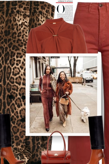 DOLCE & GABBANA leopard print trench coat- combinação de moda