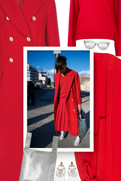 red and silver - street style 20- Kreacja