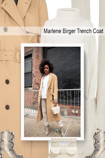 Marlene Birger Trench Coat- Fashion set