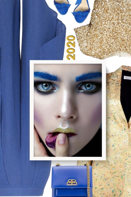 2020 - blue and gold- Combinaciónde moda