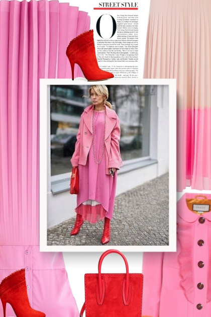 2020 - pink and red- Fashion set