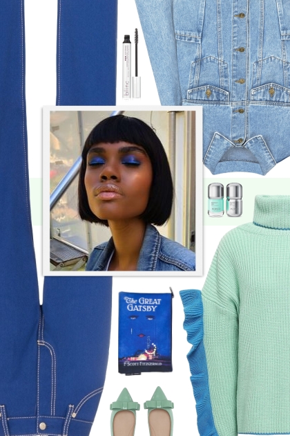 blue and mint- Combinazione di moda