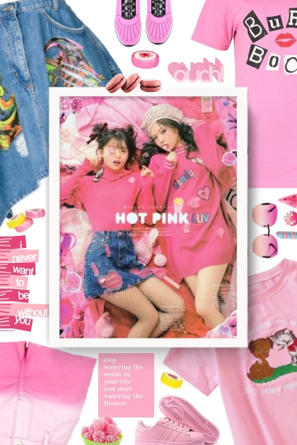 Hot pink 20- Modna kombinacija