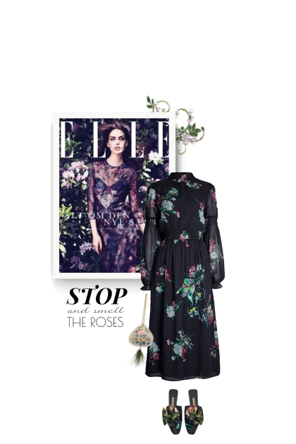  Floral Dress - spring 2020- combinação de moda