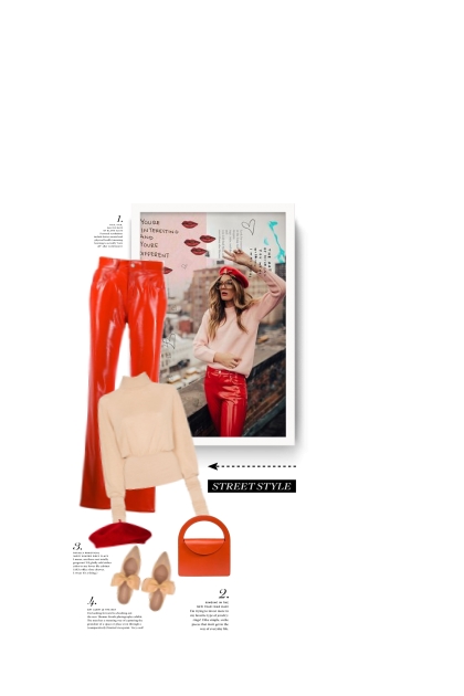 Bag Tomato Red - spring 2020- Fashion set