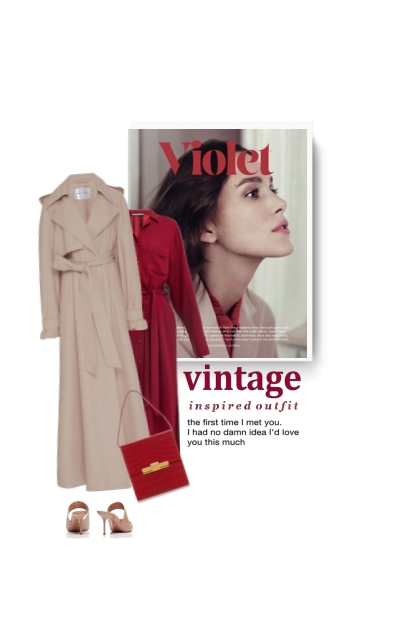 vintage inspired outfit - spring- Combinazione di moda