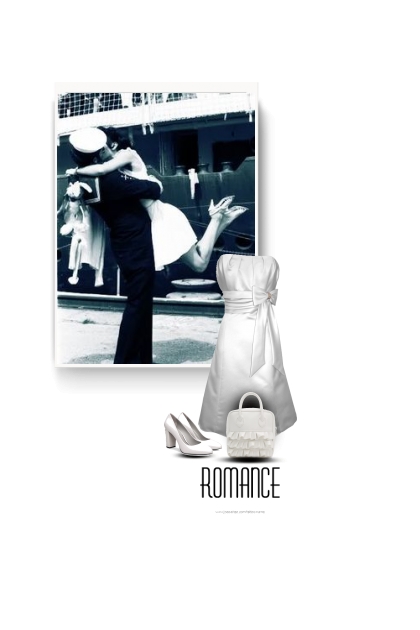 White romance- Combinazione di moda
