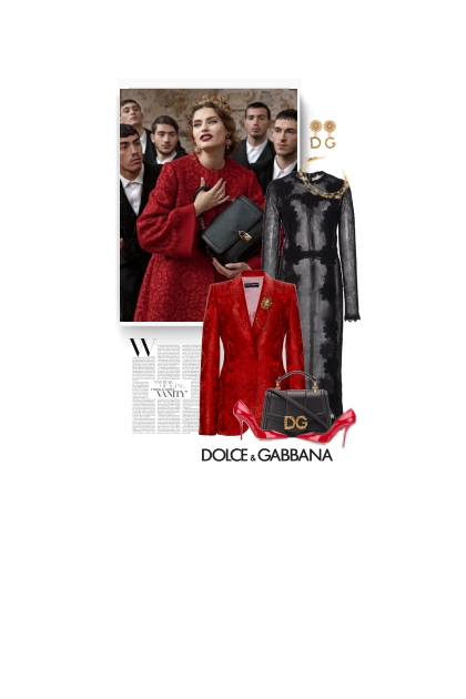 DOLCE & GABBANA style- Fashion set