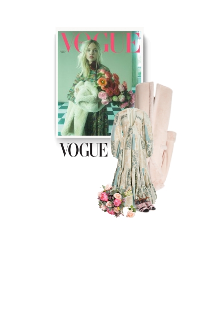 Lace Patched Dress - Modna kombinacija