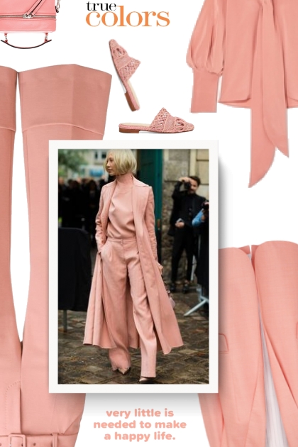 Peach Fashion Trend - Combinazione di moda