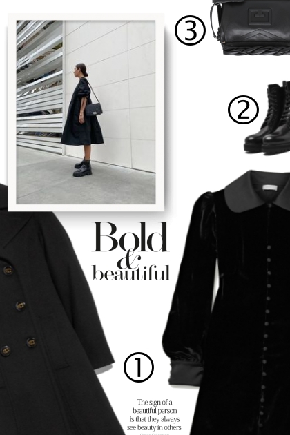 Spring 2020 - black- Combinazione di moda