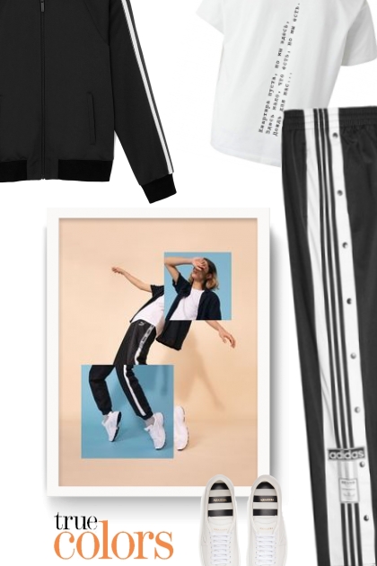 sweatpants Adidas - Модное сочетание