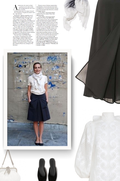 ANASUNMOON grey skirt - Modna kombinacija