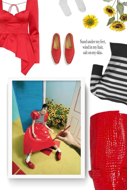 striped top - Combinazione di moda