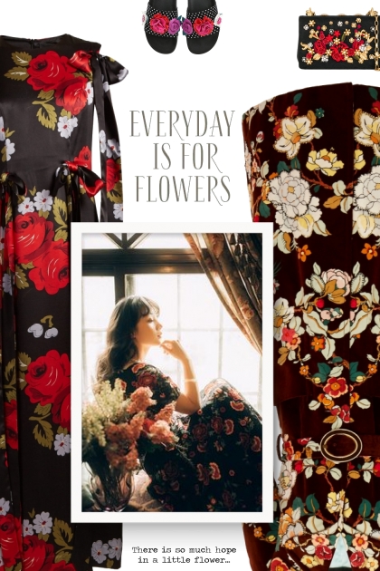 DOLCE & GABBANA floral embellished bag- Combinazione di moda