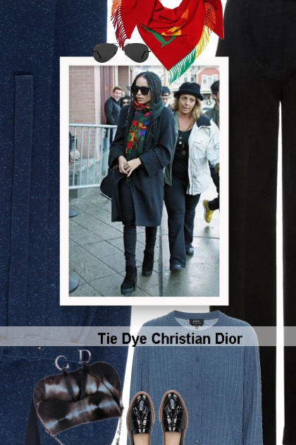 Tie Dye Christian Dior - Combinaciónde moda