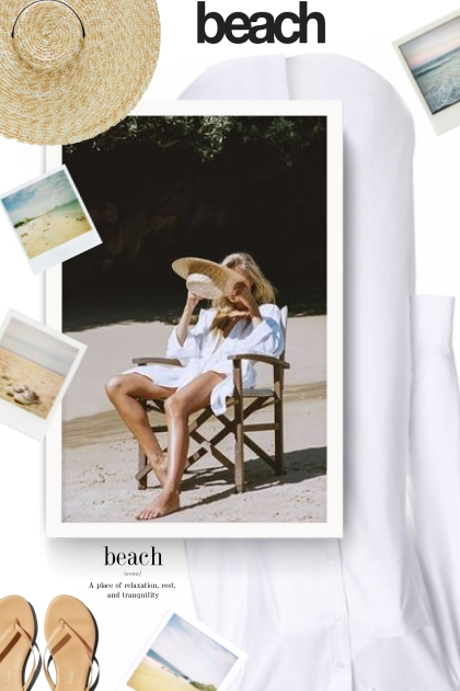 polaroid photo beach - Fashion set