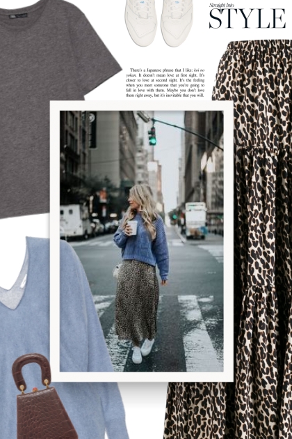 LA DOUBLEJ full leopard print skirt - Modna kombinacija