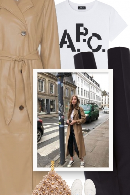 NANUSHKA Chiara trench coat - street style- Combinazione di moda