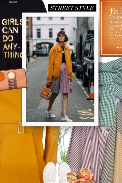 SILVIA TCHERASSI multicolor skirt - combinação de moda