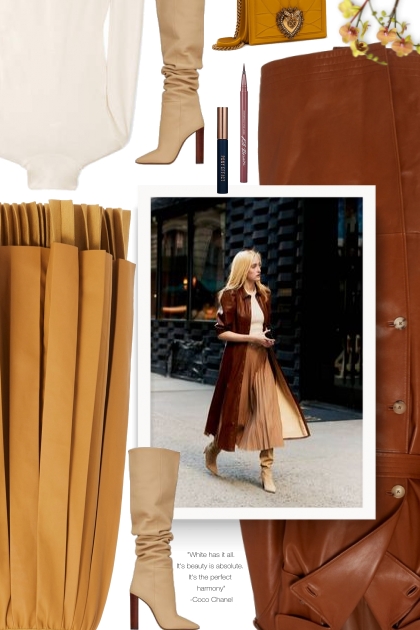 RALPH LAUREN trench coat - fall- combinação de moda