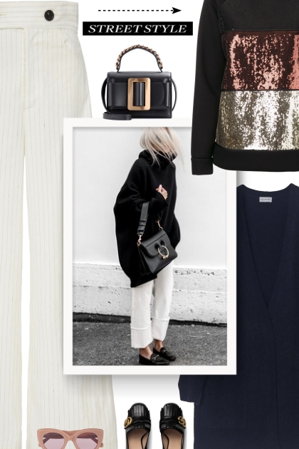 BY MALENE BIRGER black oversized sweater - Fashion set