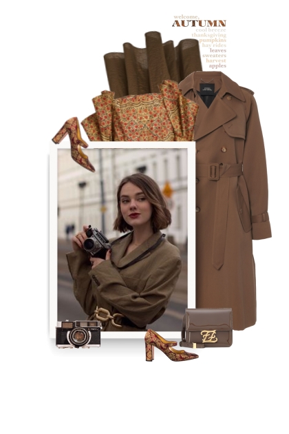 Marc Jacobs brown wool trenchcoat- Fashion set