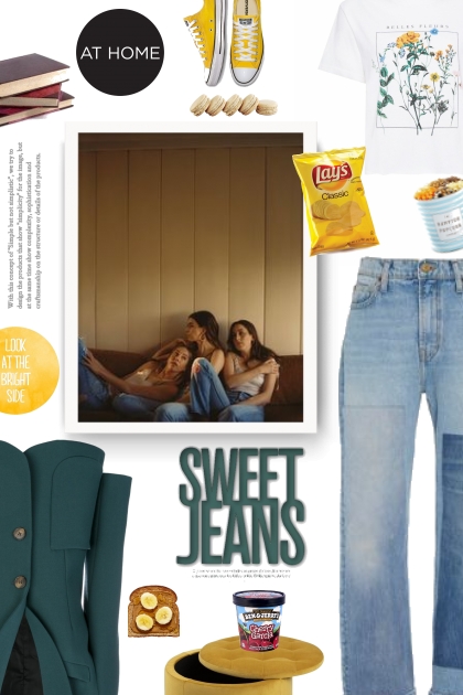sweet jeans- Модное сочетание