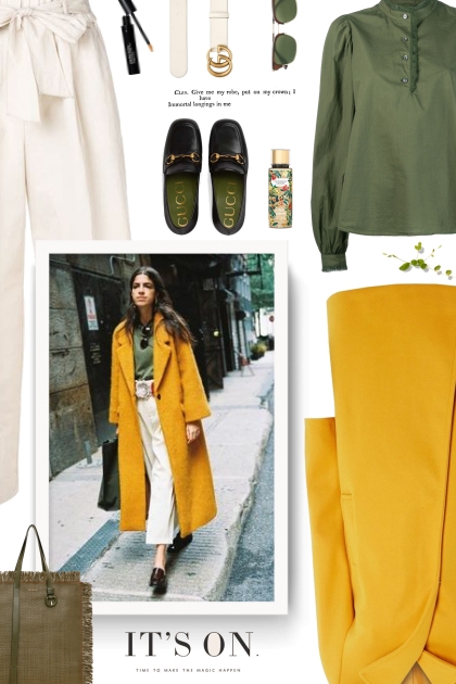 Dorothy Perkins coat in yellow - Fashion set
