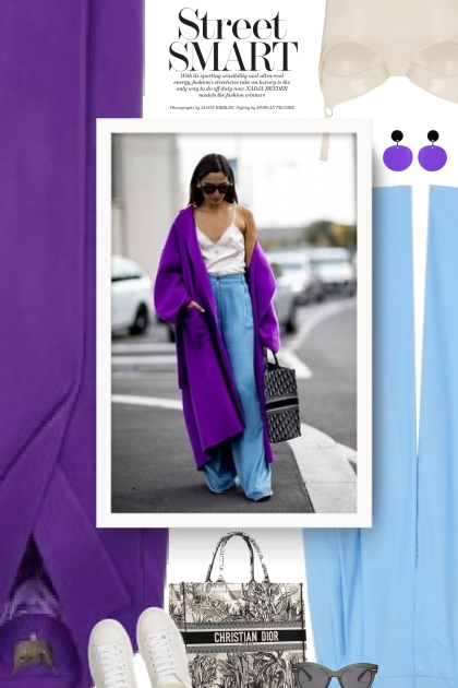 Coat violet - Fashion set
