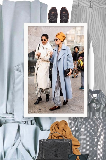 Saint Laurent bag - street style- Модное сочетание