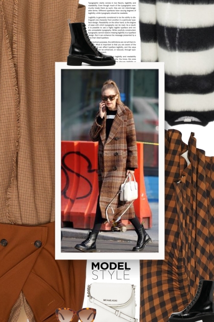  striped mohair-blend sweater- Модное сочетание