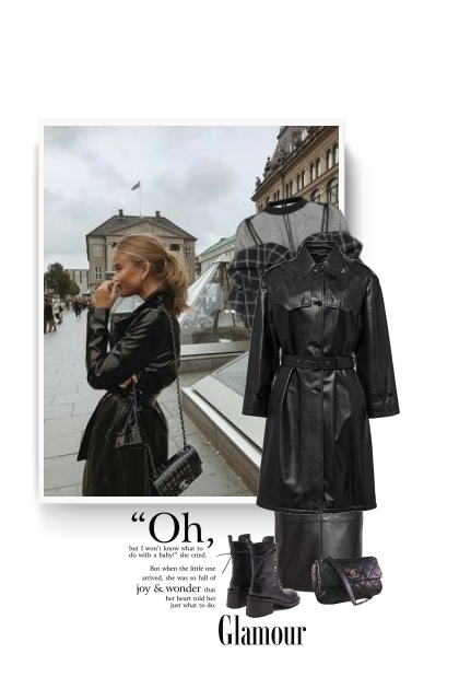  ANN DEMEULEMEESTER Block-heel leather bag- Combinaciónde moda