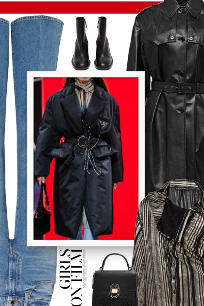 Light nappa leather trench coat 