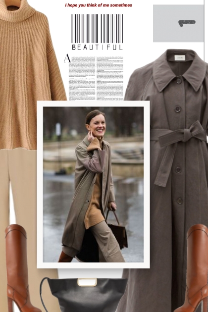 LEMAIRE coat - fall style- Modna kombinacija