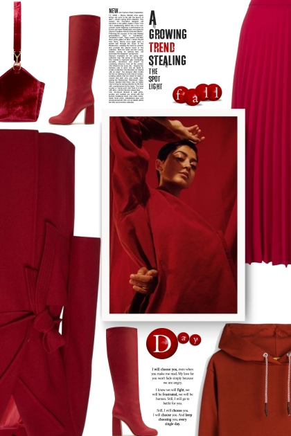 RED VALENTINO Leather Knee Boots - combinação de moda